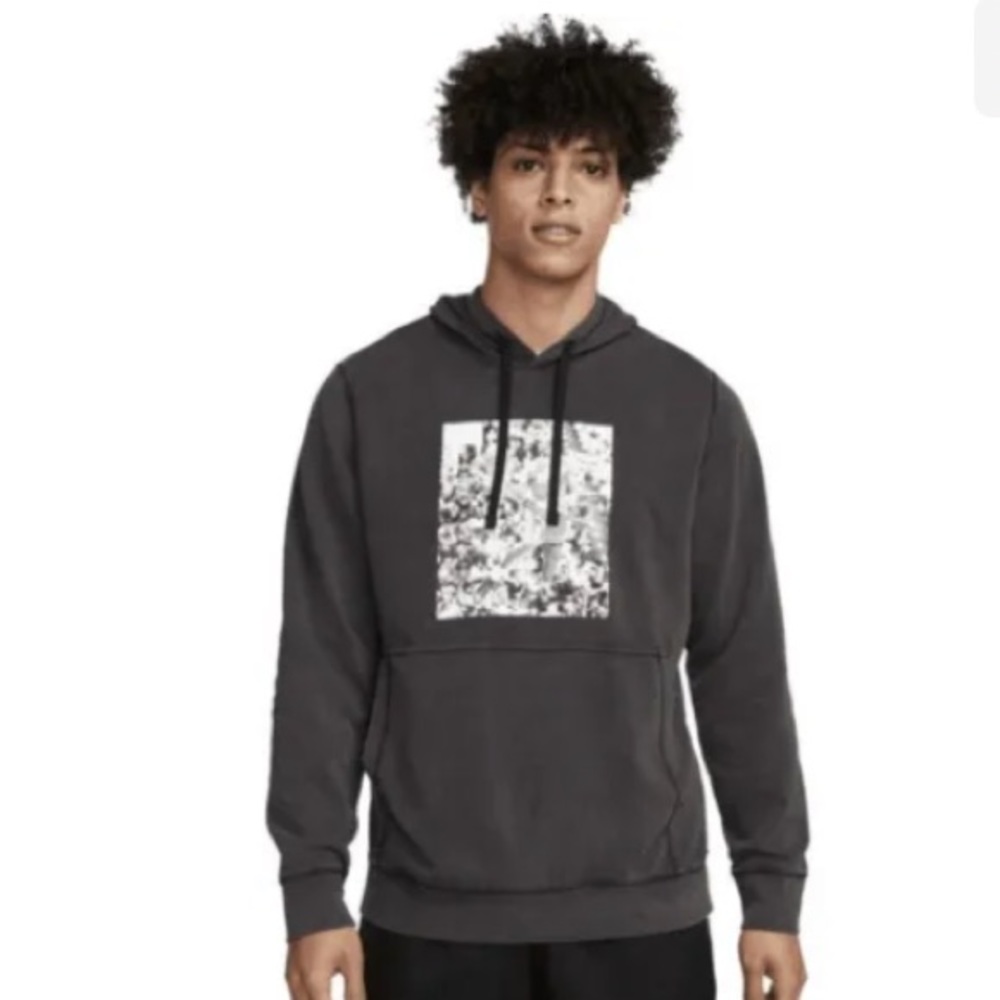 NWT Nike Air Jordan Dri-FIT Fleece Graphic Pullover Hoodie DH3280-010 Men’s  M